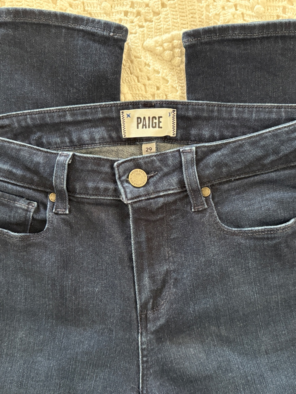 PAIGE Manhattan Mid-rise bootcut jeans